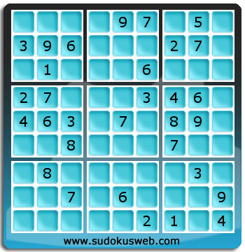 Sudoku von mittelmässiger höhe