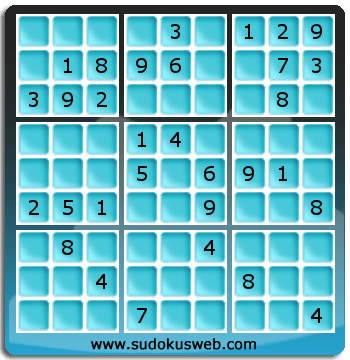 Sudoku von mittelmässiger höhe