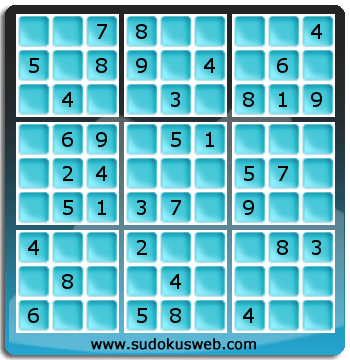 Sudoku von einfacher höhe Sudoku von einfacher höhe