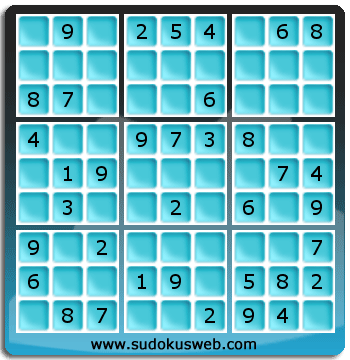 Sudoku von einfacher höhe