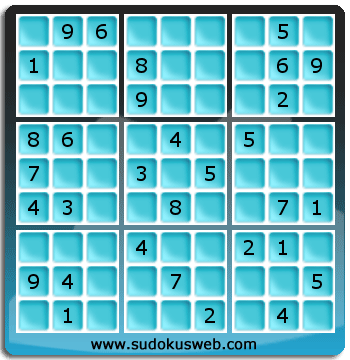 Sudoku von mittelmässiger höhe