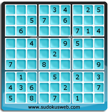 Sudoku von mittelmässiger höhe