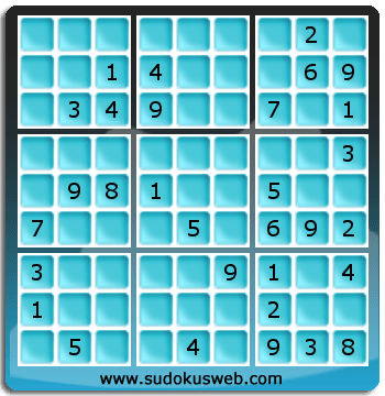 Sudoku von mittelmässiger höhe