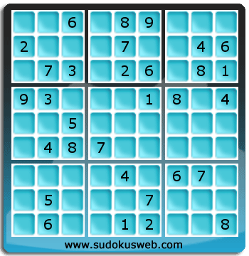 Sudoku von mittelmässiger höhe