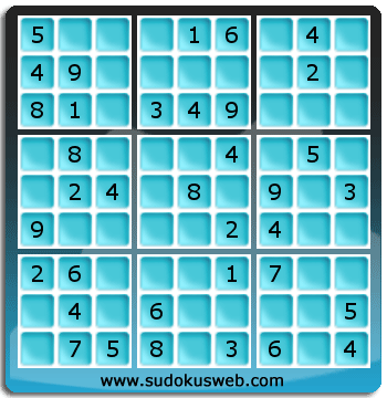 Sudoku von einfacher höhe