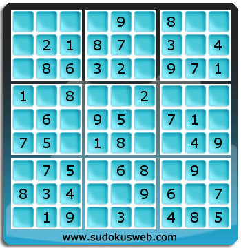Sudoku de Niveau Très Facile Sudoku de Niveau Très Facile