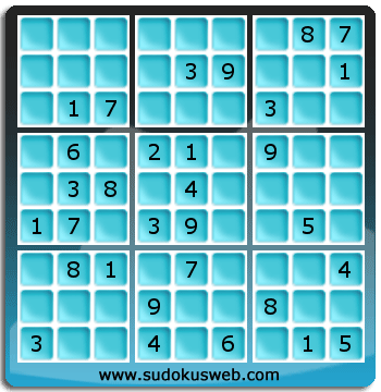 Sudoku von mittelmässiger höhe