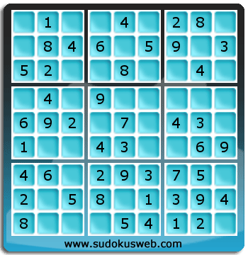Sudoku de Nivell Molt Fàcil Sudoku de Nivell Molt Fàcil