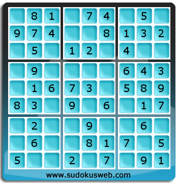 Sudoku de Niveau Très Facile