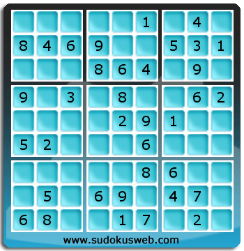 Sudoku von einfacher höhe