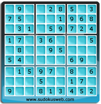Sudoku de Niveau Très Facile Sudoku de Niveau Très Facile