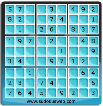 Sudoku de Niveau Très Facile