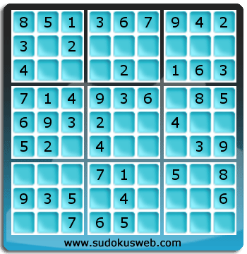 Sudoku von sehr einfacher höhe