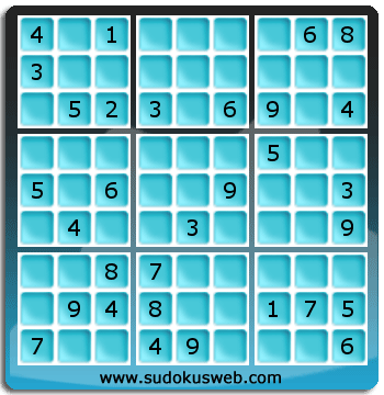 Sudoku von mittelmässiger höhe