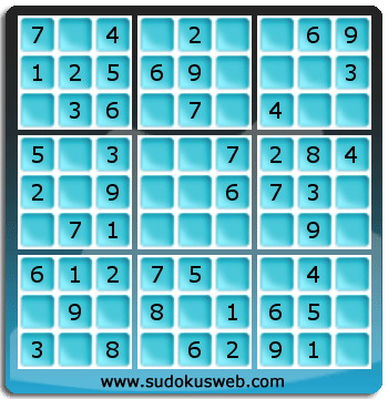 Nivel Muito Facil de Sudoku