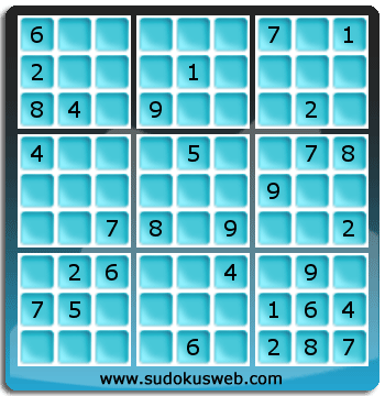 Sudoku von mittelmässiger höhe