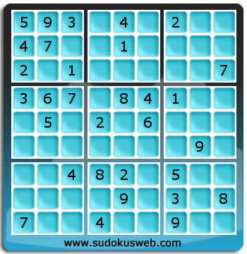 Sudoku von mittelmässiger höhe