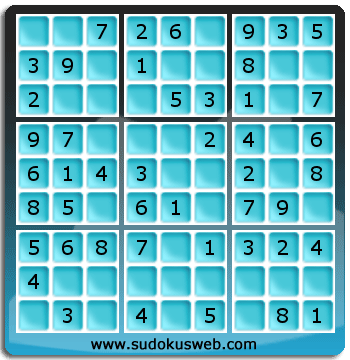Nivel Muito Facil de Sudoku Nivel Muito Facil de Sudoku