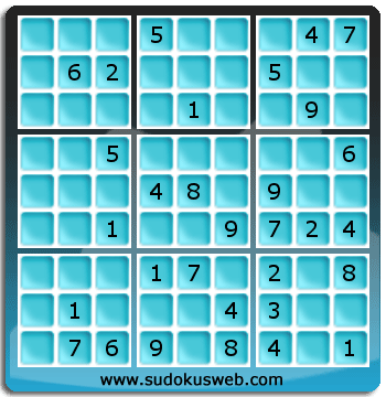 Sudoku von mittelmässiger höhe