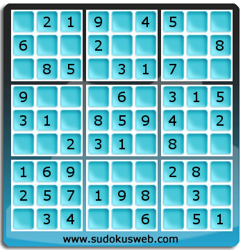 Sudoku de Niveau Très Facile Sudoku de Niveau Très Facile