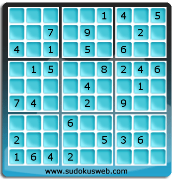 Sudoku von mittelmässiger höhe