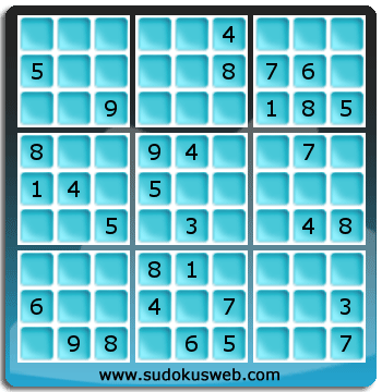 Sudoku von mittelmässiger höhe