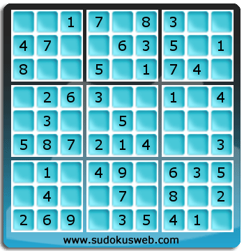 Sudoku de Nivel Muy Fácil