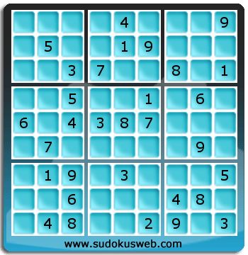 Sudoku von mittelmässiger höhe