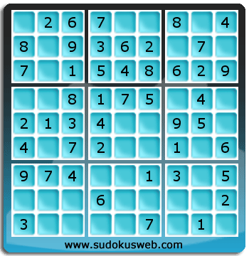 Sudoku de Niveau Très Facile Sudoku de Niveau Très Facile