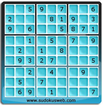 Sudoku de Niveau Facile Sudoku de Niveau Facile