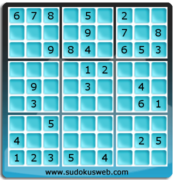 Sudoku von mittelmässiger höhe