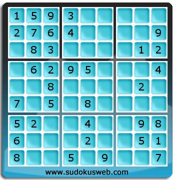 Sudoku von einfacher höhe