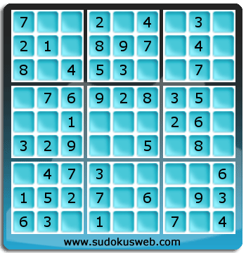 Sudoku von sehr einfacher höhe