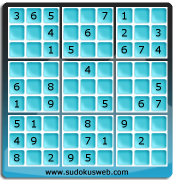 Sudoku von einfacher höhe