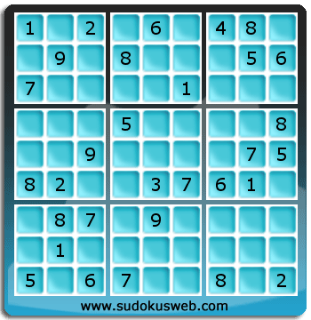 Sudoku von mittelmässiger höhe