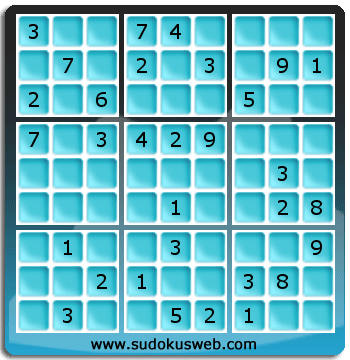 Sudoku von mittelmässiger höhe