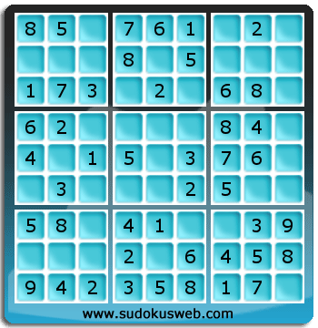Sudoku de Nivell Molt Fàcil Sudoku de Nivell Molt Fàcil