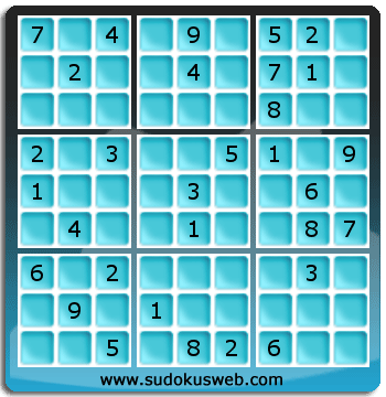 Sudoku von mittelmässiger höhe