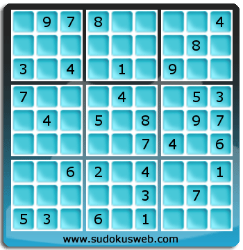 Sudoku von mittelmässiger höhe