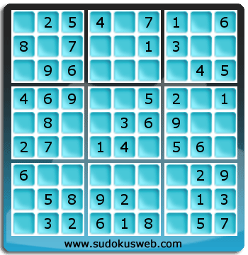 Sudoku von sehr einfacher höhe