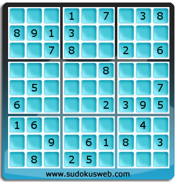 Sudoku von mittelmässiger höhe