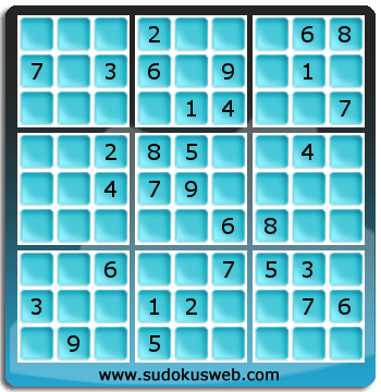 Sudoku von mittelmässiger höhe