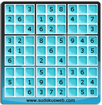 Nivel Muito Facil de Sudoku