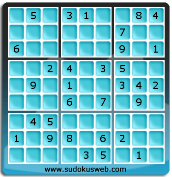 Sudoku von mittelmässiger höhe