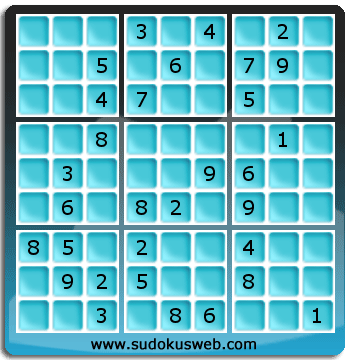 Sudoku von mittelmässiger höhe