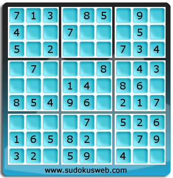 Sudoku de Nivel Muy Fácil