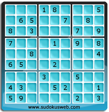 Sudoku von mittelmässiger höhe