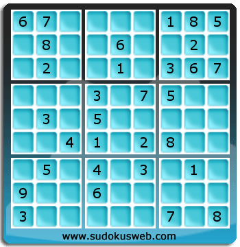 Sudoku von mittelmässiger höhe