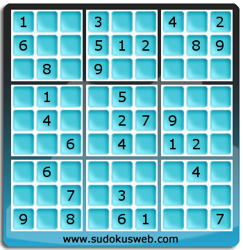 Sudoku von mittelmässiger höhe