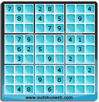 Sudoku von mittelmässiger höhe